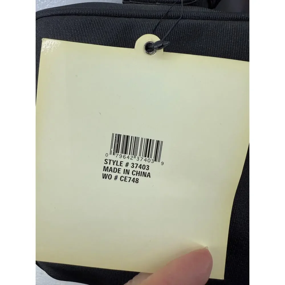 Mega Train Case Black Travel Soft Sided Black NEW